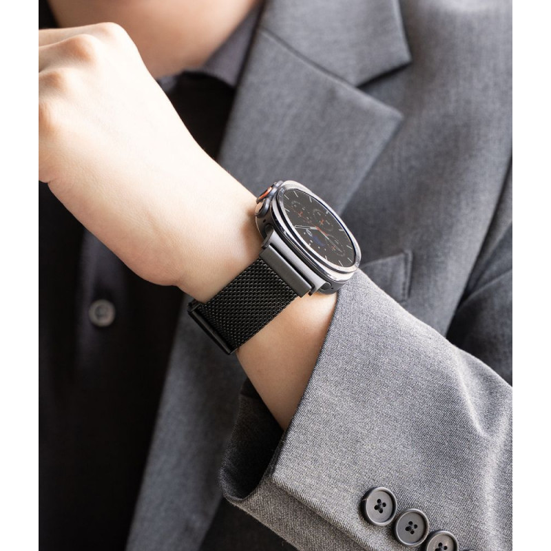 Cinturino Ringke Metal One Mesh RGK12092 per Samsung Galaxy Watch Ultra 1 / 2 (2024-2026) 47 mm, nero