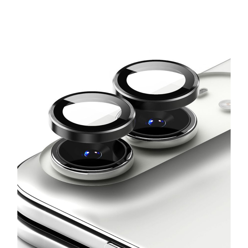 Protezione per fotocamera Ringke Camera Frame RGK12086 per Apple iPhone Duo (2 pz), nera