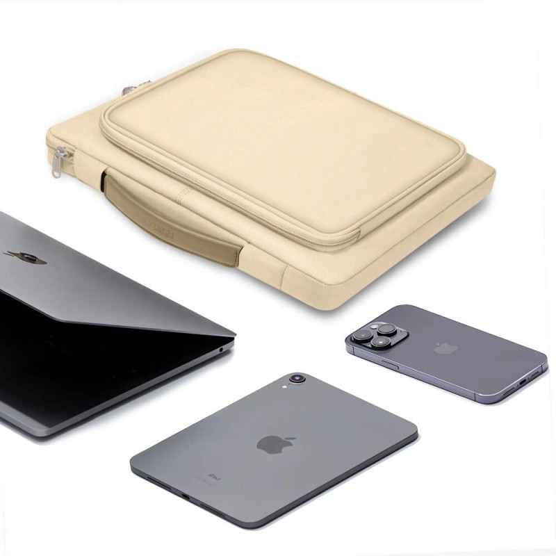 Tech-Protect Basic Bag Borsa per laptop 13-14" beige desertico