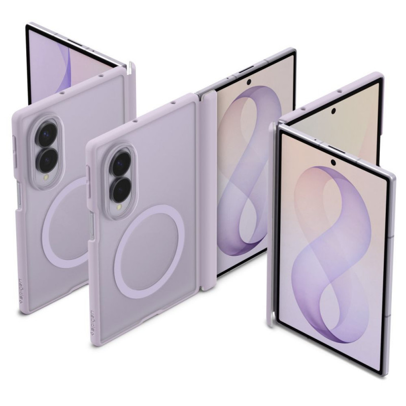 Custodia Spigen Airskin Zero MagSafe per Samsung Galaxy Z Fold 8, Frost Lavender