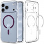 Custodia Spigen Ultra Hybrid MagSafe per Apple iPhone 17 Pro Max / 18 Pro Max, trasparente/bordeaux