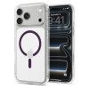 Custodia Spigen Ultra Hybrid MagSafe per Apple iPhone 17 Pro Max / 18 Pro Max, trasparente/bordeaux