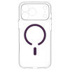 Custodia Spigen Ultra Hybrid MagSafe per Apple iPhone 17 Pro Max / 18 Pro Max, trasparente/bordeaux