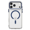 Custodia Spigen Ultra Hybrid Optik S MagSafe per Apple iPhone 17 Pro / 18 Pro, Clear/Deep Blue