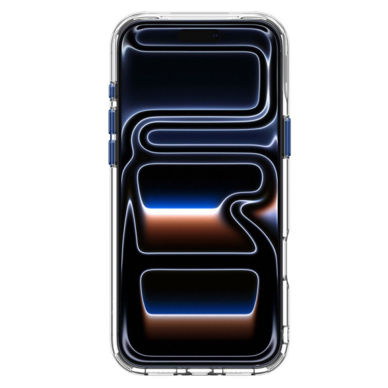 Custodia Spigen Ultra Hybrid Optik S MagSafe per Apple iPhone 17 Pro / 18 Pro, Clear/Deep Blue