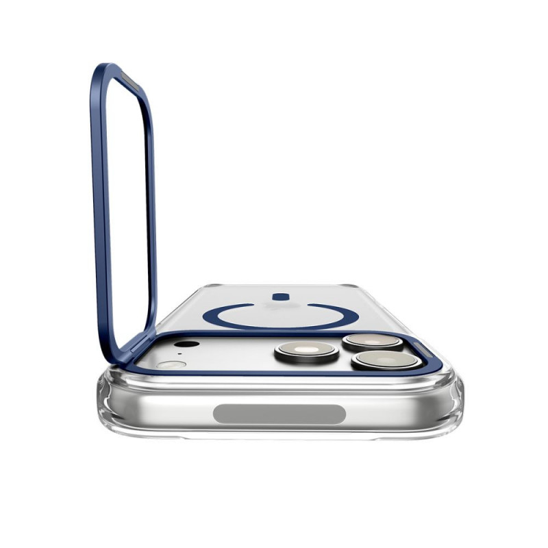 Custodia Spigen Ultra Hybrid Optik S MagSafe per Apple iPhone 17 Pro / 18 Pro, Clear/Deep Blue
