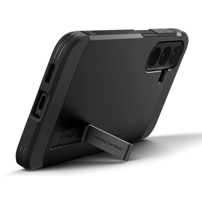 Custodia Spigen Tough Armor Mag MagSafe per Samsung Galaxy S25 FE / S26 FE, nera