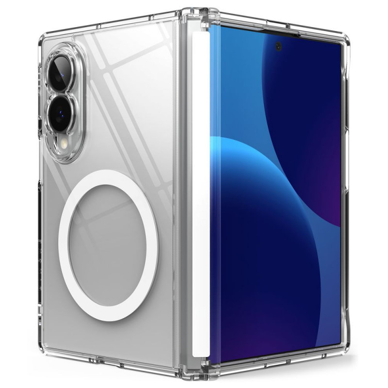 Custodia Ringke Fusion Flap Magnetic MagSafe per Samsung Galaxy Z Fold 8, trasparente