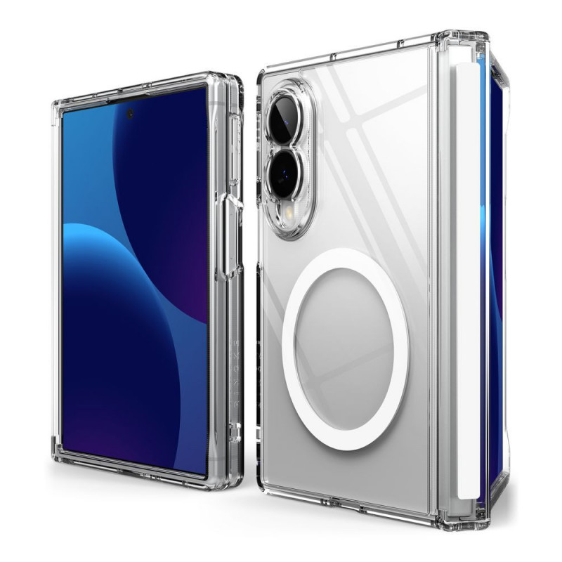 Custodia Ringke Fusion Flap Magnetic MagSafe per Samsung Galaxy Z Fold 8, trasparente