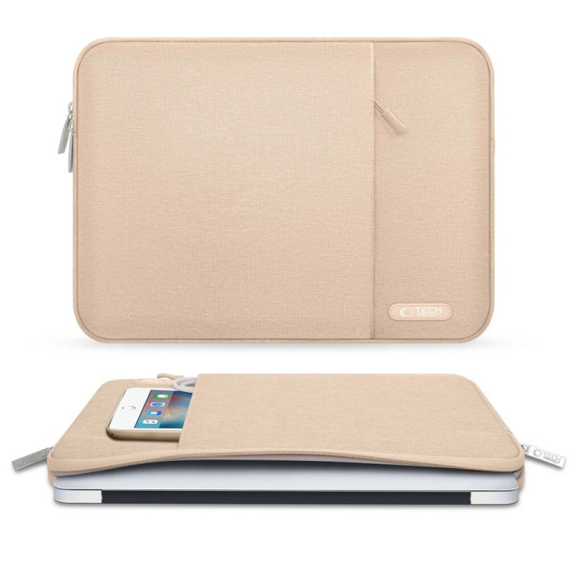 Custodia per laptop Tech-Protect Sleevy 13-14" Caffe Latte