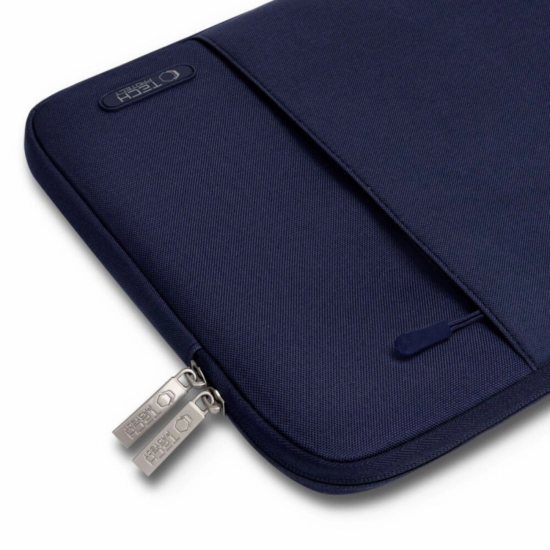 Custodia per laptop Tech-Protect Sleevy 13-14" blu navy