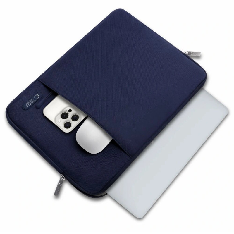 Custodia per laptop Tech-Protect Sleevy 13-14" blu navy