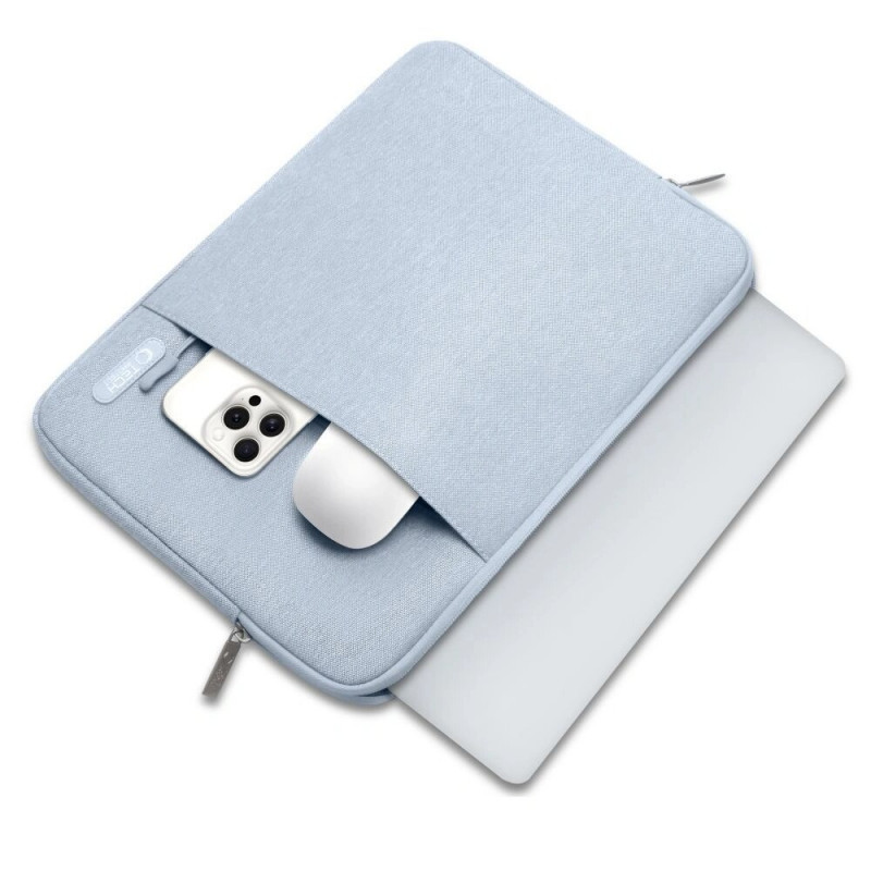 Custodia per laptop Tech-Protect Sleevy 13-14" blu inverno