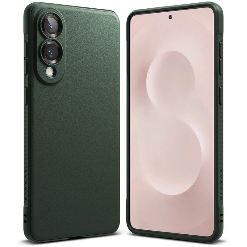 Custodia Ringke Onyx per Samsung Galaxy S25 Edge, verde scuro