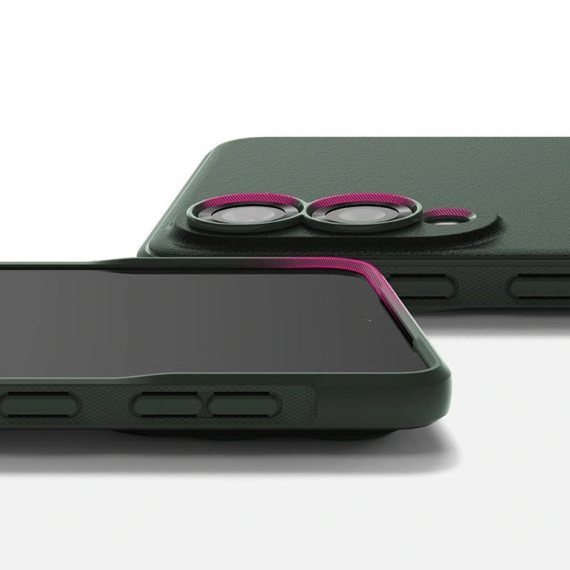 Custodia Ringke Onyx per Samsung Galaxy S25 Edge, verde scuro