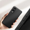 Custodia Ringke Onyx per Samsung Galaxy S25 Edge, nera