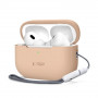 Custodia in silicone Tech-Protect per Apple AirPods Pro 1/2, Caffe Latte
