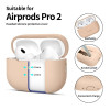 Custodia in silicone Tech-Protect per Apple AirPods Pro 1/2, Caffe Latte
