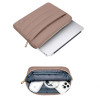 Custodia Tech-Protect Puffy per laptop 13-14" con borsa per accessori, Walnut