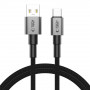 Cavo Tech-Protect Ultraboost DNA USB-A / USB-C 15W/3A 100 cm, grigio ferro