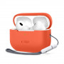Custodia in silicone Tech-Protect per Apple AirPods Pro 1/2, arancione neon