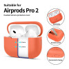 Custodia in silicone Tech-Protect per Apple AirPods Pro 1/2, arancione neon