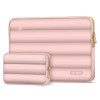 Custodia per laptop Tech-Protect Puffy 13-14" con borsa per accessori, Dusty Rose