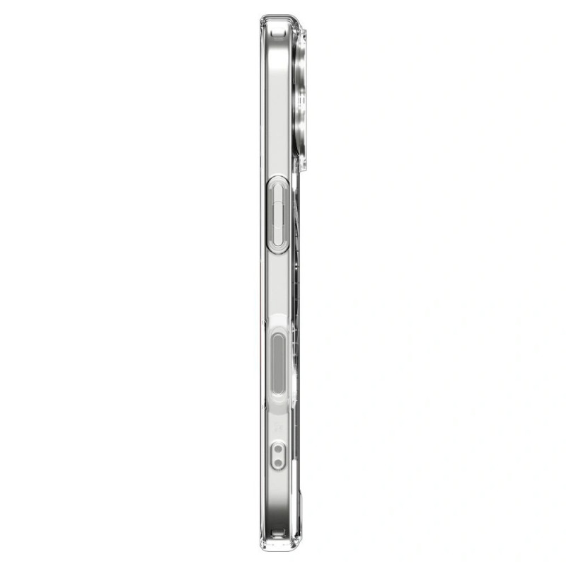 Custodia Spigen Ultra Hybrid Mag MagSafe ACS10380 per Apple iPhone 17, trasparente/bianca