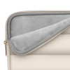Custodia per laptop Tech-Protect Puffy 13-14" con borsa accessori, sabbia
