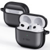 Custodia Tech-Protect Magmat per Apple AirPods 4, nero opaco
