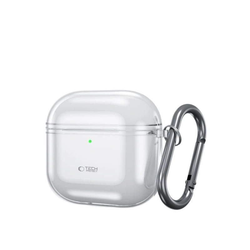 Custodia Tech-Protect Flexair per Apple AirPods 4, trasparente
