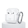 Custodia Tech-Protect Flexair per Apple AirPods 4, trasparente