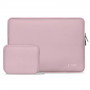 Custodia per laptop Tech-Protect NeoSlim 15-16" con borsa accessori, Dusty Rose