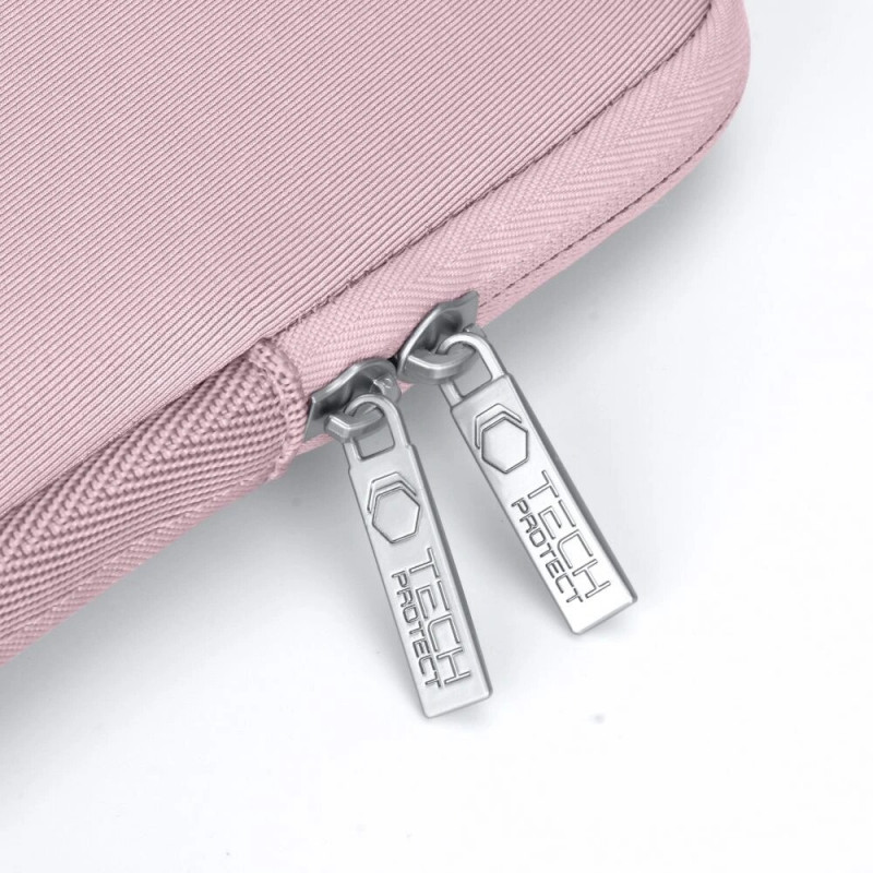 Custodia per laptop Tech-Protect NeoSlim 15-16" con borsa accessori, Dusty Rose