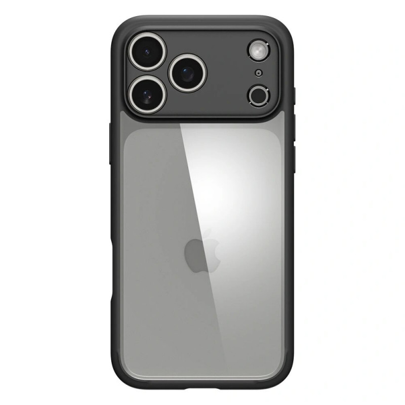 Custodia Ultra Hybrid Spigen per Apple iPhone 17 Pro Max, nero opaco