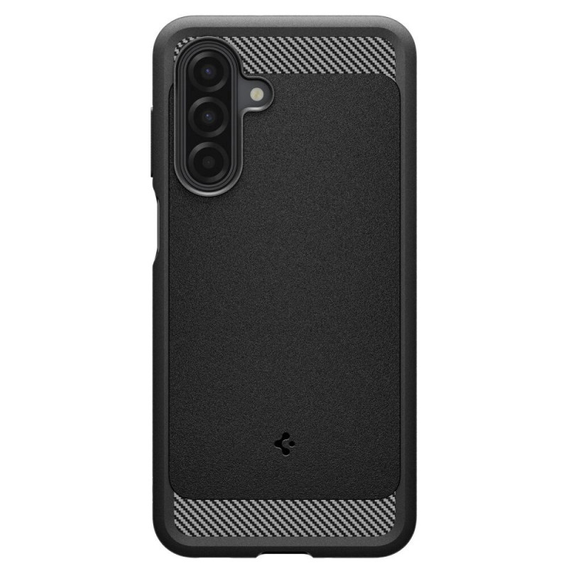 Custodia Spigen Rugged Armor ACS09844 per Samsung Galaxy A17 4G / 5G, nero opaco