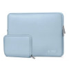 Custodia Tech-Protect NeoSlim per laptop 13-14" con borsa accessori, blu invernale