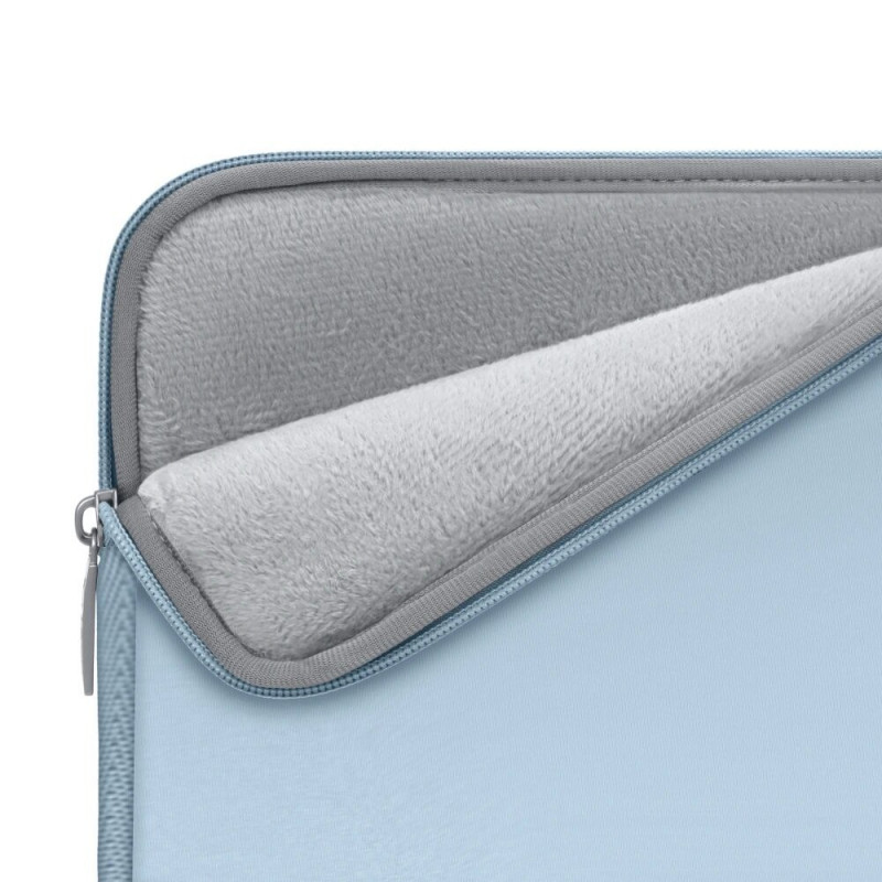Custodia Tech-Protect NeoSlim per laptop 13-14" con borsa accessori, blu invernale
