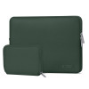 Custodia per laptop Tech-Protect NeoSlim 13-14" con borsa per accessori, Midnight Green