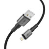 Cavo Tech-Protect Ultraboost DNA USB-A / Lightning 15W/2.4A 100 cm, grigio ferro