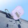 Custodia Slim Hook Tech-Protect con moschettone per Apple AirPods Pro 1 / 2, lavanda