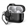 Custodia Slim Hook Tech-Protect con moschettone per Apple AirPods Pro 1 / 2, nera