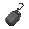 Custodia Rough Hook Tech-Protect con moschettone per Apple AirPods Pro 1 / 2, nera