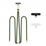 Tracolla per telefono Tech-Protect C7S Rope Crossbody, verde cacciatore/oro