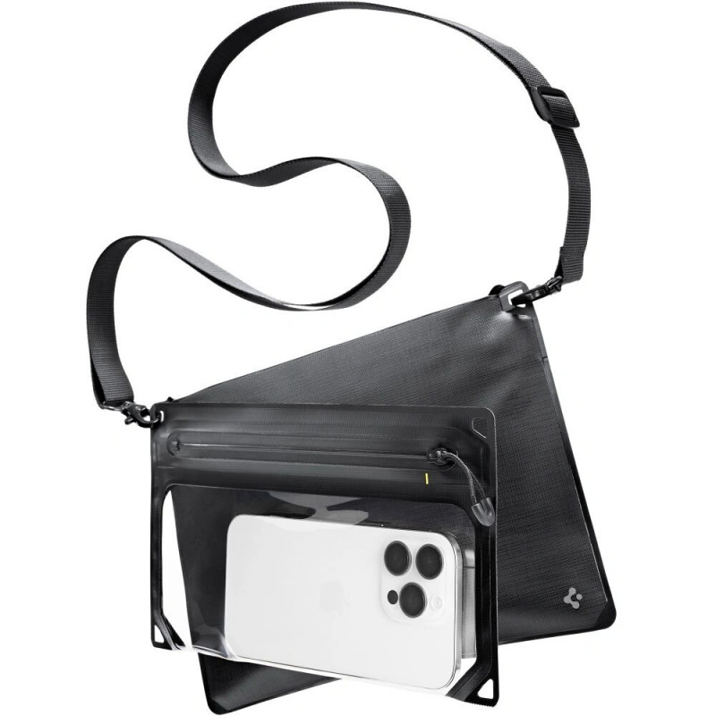 Custodia impermeabile universale crossbag Spigen A640, nera