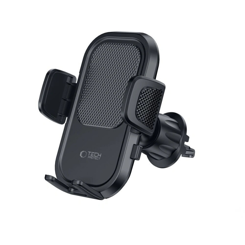 Supporto universale per telefono da auto Tech-Protect V8 per cruscotto e bocchetta di aerazione, nero