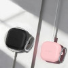 Custodia con moschettone in silicone Tech-Protect per Samsung Galaxy Buds 4 / 4 Pro, lavanda