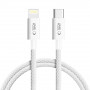 Cavo Tech-Protect Ultraboost Lite USB-C / Lightning PD27W/3A 100 cm, grigio freddo