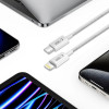 Cavo Tech-Protect Ultraboost Lite USB-C / Lightning PD27W/3A 100 cm, grigio freddo