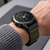 Cinturino in nylon Classic per orologio Tech-Protect per Garmin Fenix 5X / 5X Plus / 6X / 6X Pro / 7X / 8 / 8 Pro / 9 / 9 Pro 51 mm, verde militare